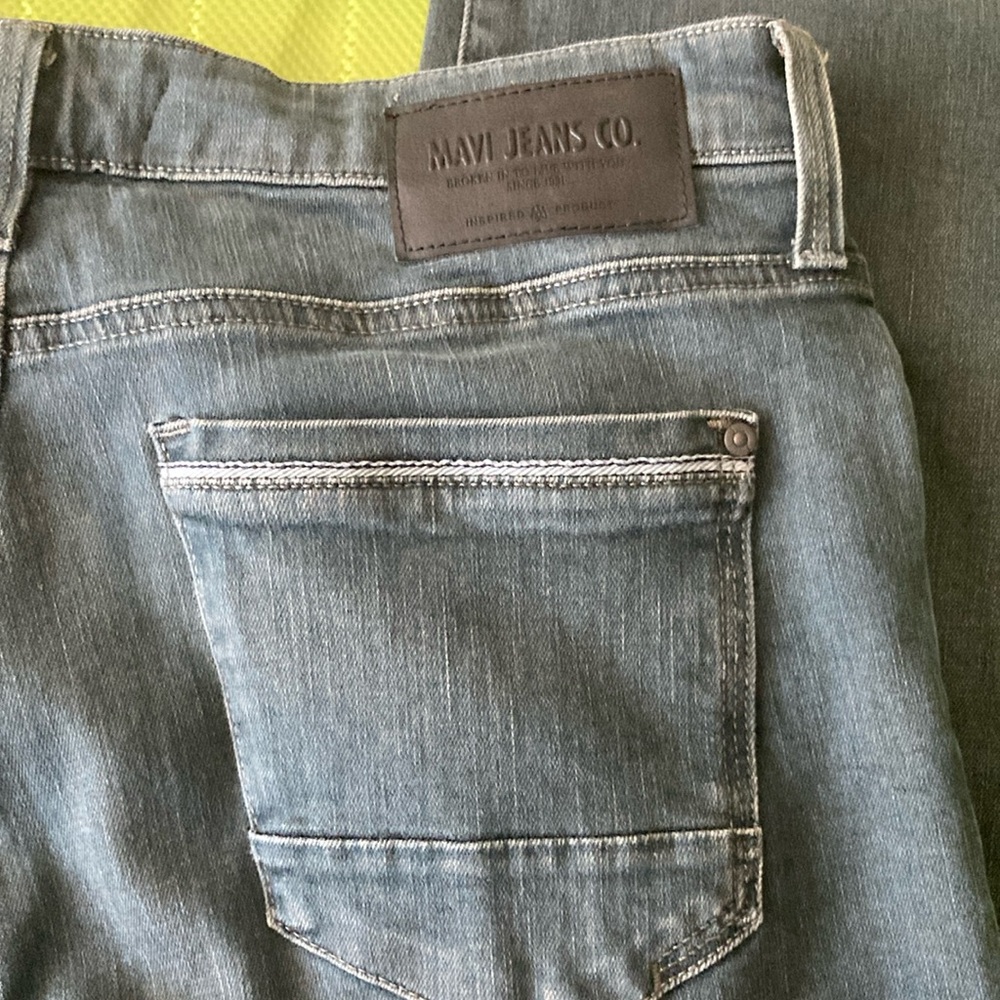 Mavi Men's Denim Blue Relaxed Jeans
